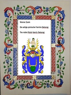 cover image of Die adlige polnische Familie Deborog. the noble Polish family Deborog.